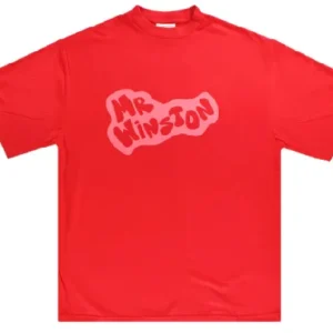 Mr Winston Co. Lounge Tee – Cherry Red - Copy