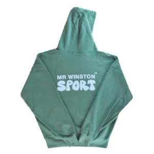 Mr Winston Co. Puff Hoodie Forest