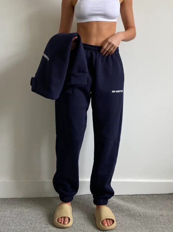 Mr Winston Dark Blue Sweatpant