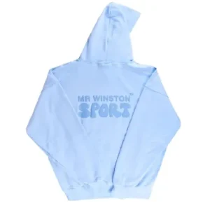 Mr Winston Powder Blue Puff Hoodie