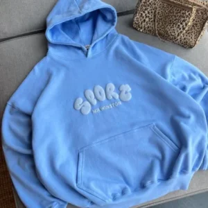 Mr Winston Puff Blue Hoodie