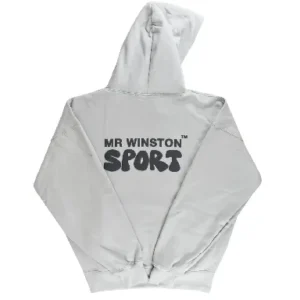 Mr Winston Soft Grey Puff Hoodie